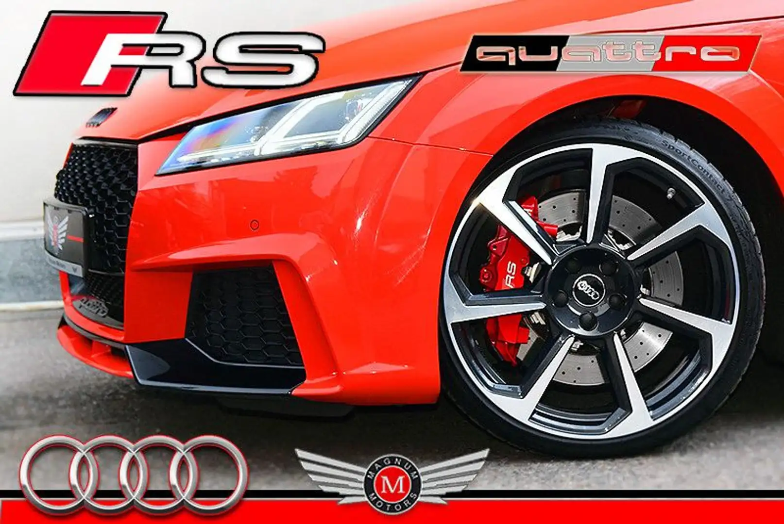 Audi TT RS 2.5 TFSI COUPE QUATTRO *B&O*Leder*Matrix* Kırmızı - 1