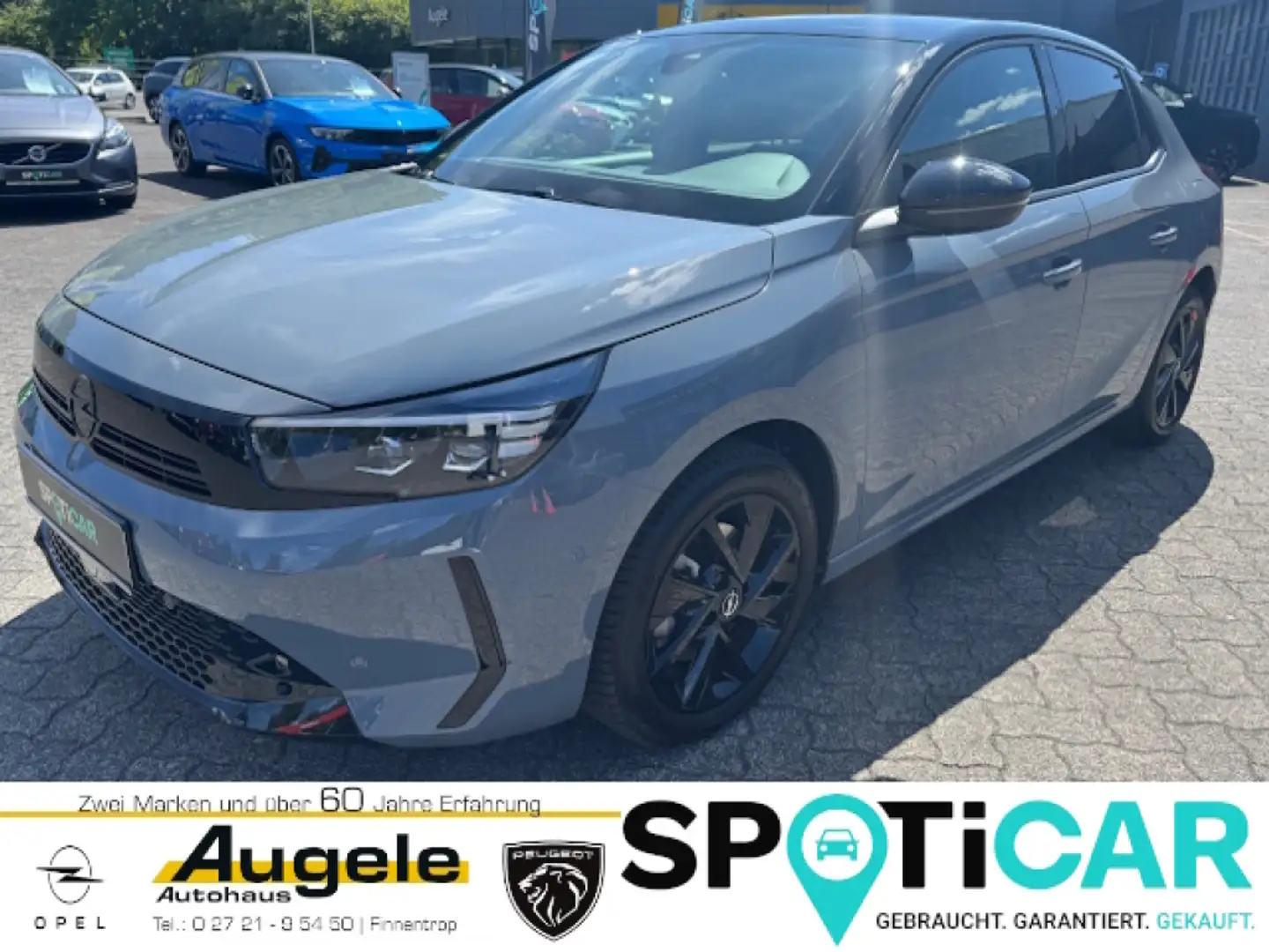 Opel Corsa GS, 100PS, SHZ+LHZ, Matrix-LED, Kamera Navigation Grau - 1