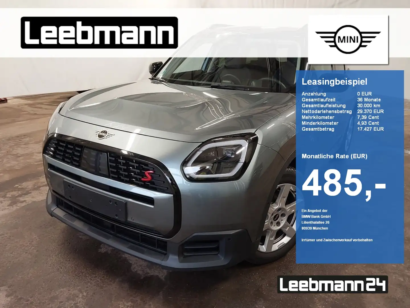 MINI Cooper S Countryman Classic M+ GARANTIE-03/30 Groen - 1
