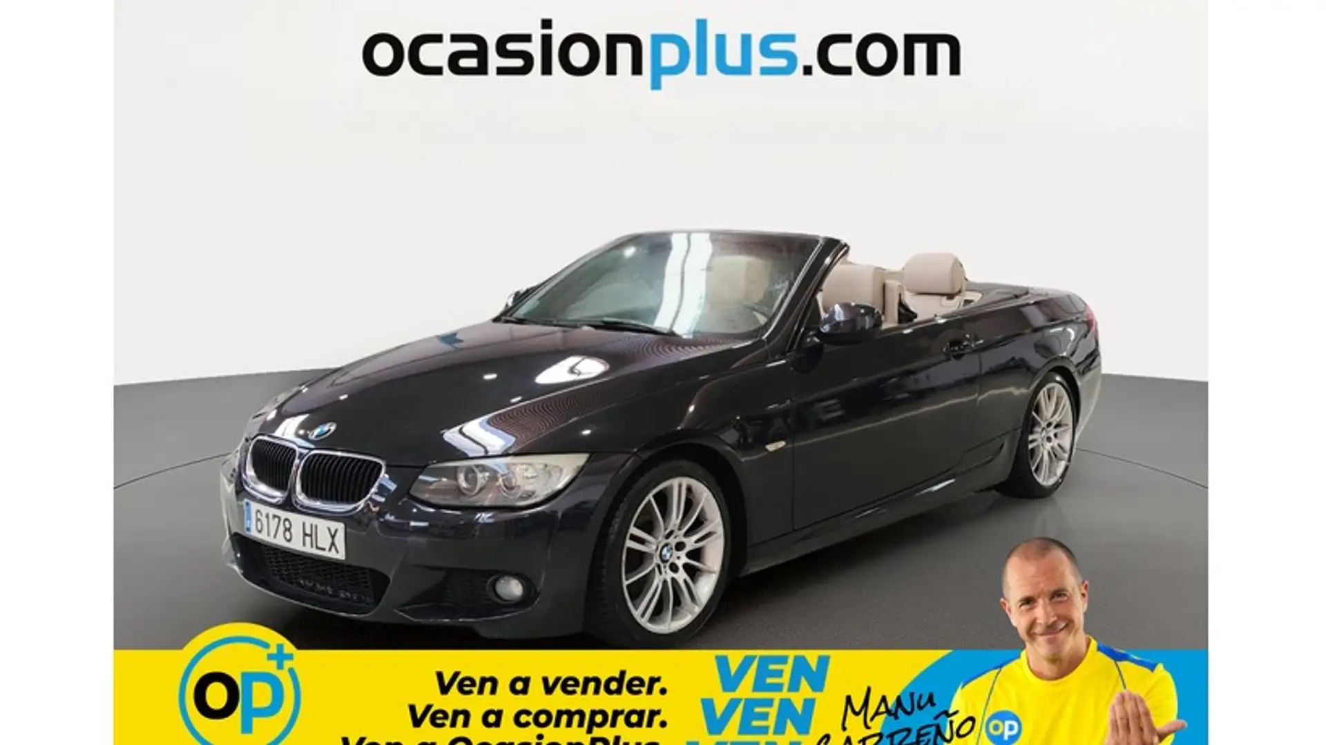 BMW 320 320i Cabrio Negro - 1