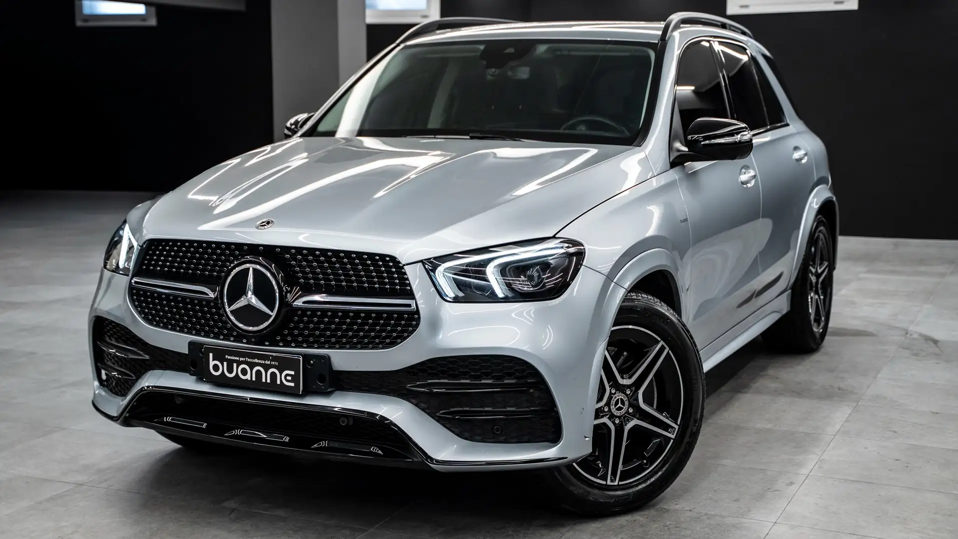 Mercedes-Benz GLE 400 d Premium 4matic Auto Pack Luci Amg Line Km Certi Gris - 1