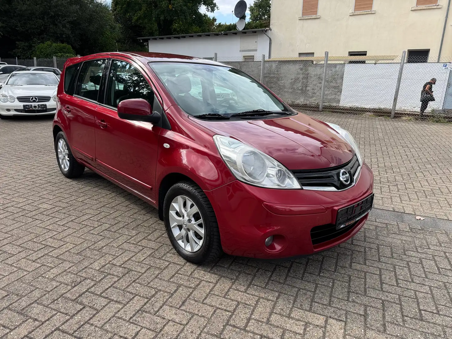 Nissan Note Visia, Klima, Elktr. Fensterheber, Alufelgen… Rot - 1