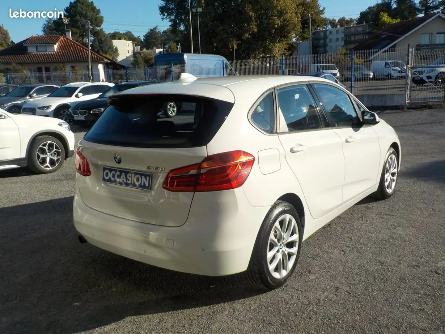 BMW 218 serie (f45) 218d luxury bva8 Blanc - 2