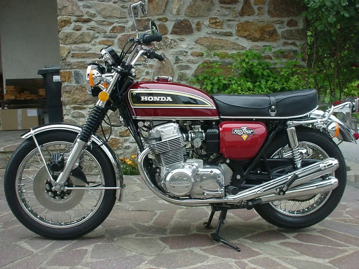 Honda CB 750 Four K6 100% Original nur 417 km wie neu Roşu - 1