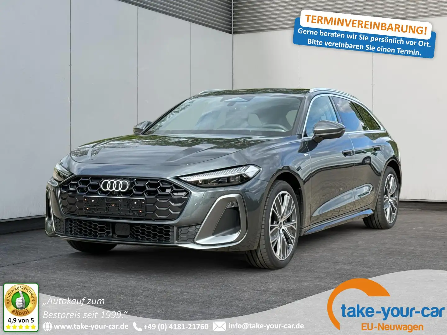 Audi A5 Avant quattro 4x4  S-Line+TECH PLUS+AHK+MATRIX+... Grau - 1