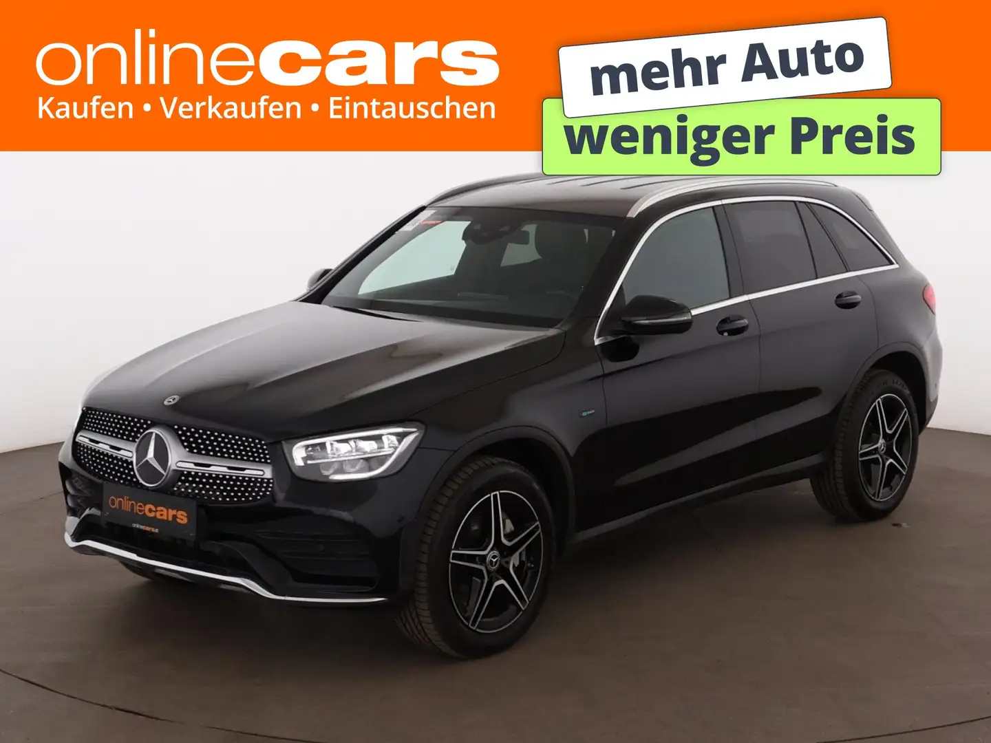 Mercedes-Benz GLC 300 de 4Matic AMG-Line Aut LED AHK LEDER NAVI Schwarz - 1
