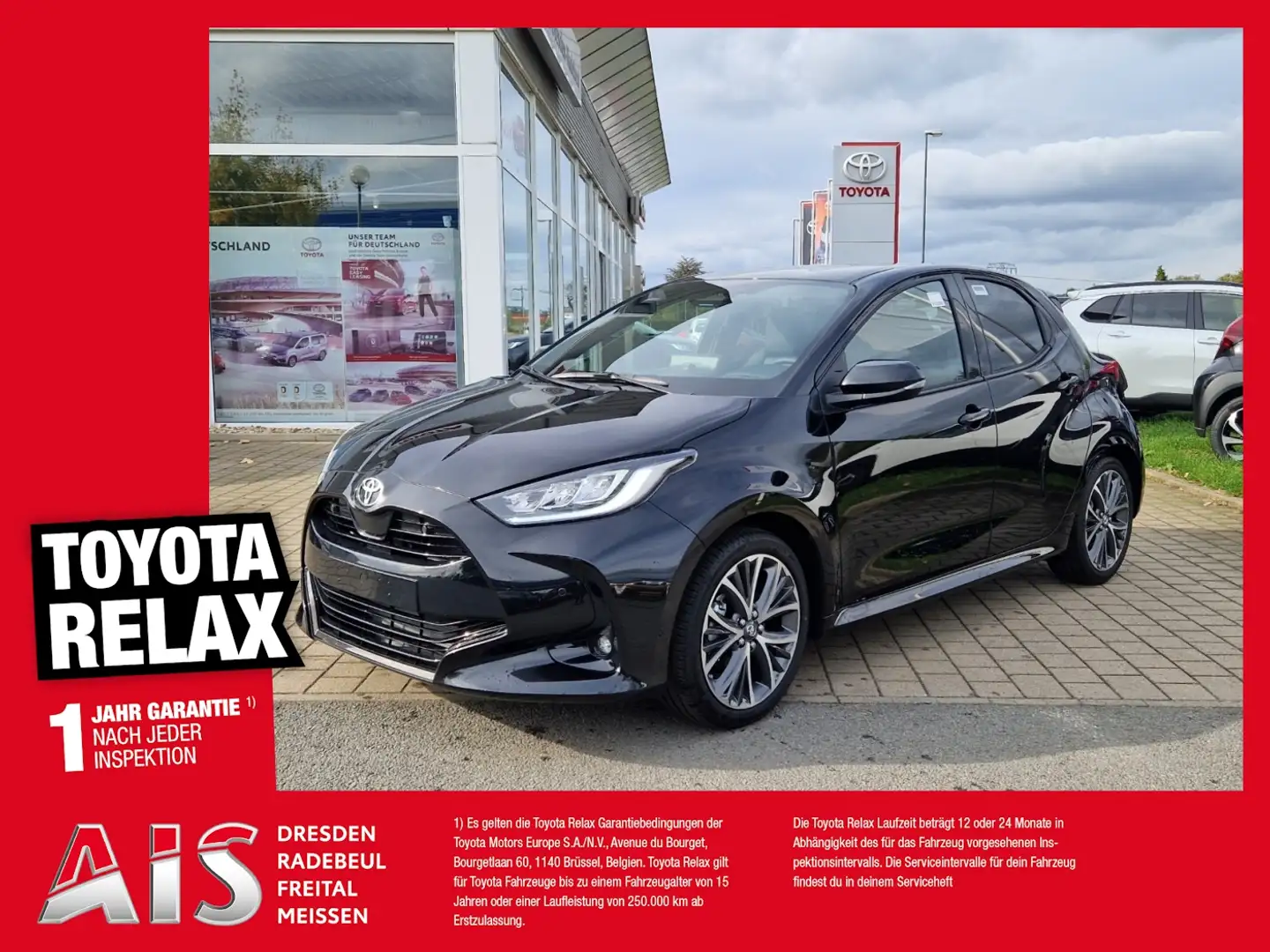 Toyota Yaris 1,5L Hybrid Style 130 PS Schwarz - 1