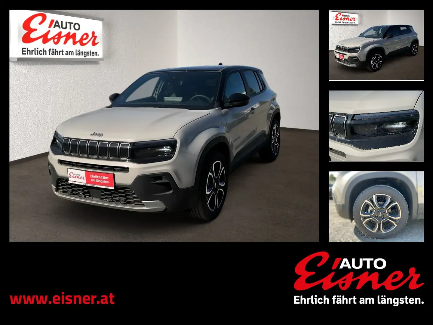 Jeep Avenger 1.2 T-GDI Summit Fernlichtass. Kam. PDC Schwarz - 1