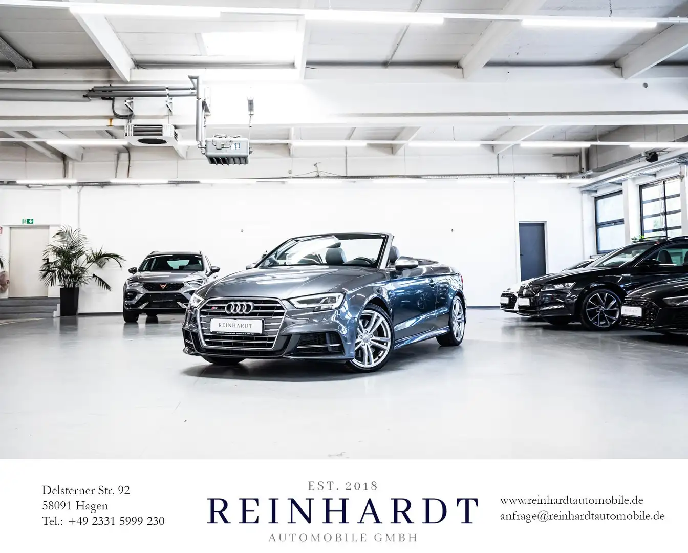 Audi S3 CABRIOLET Q MATRIX/18Z./NAV+/B&O/VC/KAMERA Grau - 1