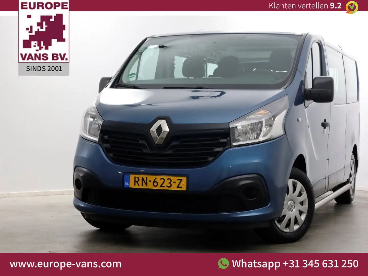 Renault Trafic Passenger 1.6 dCi 125pk E6 L2H1 Personenbus Incl B Albastru - 1