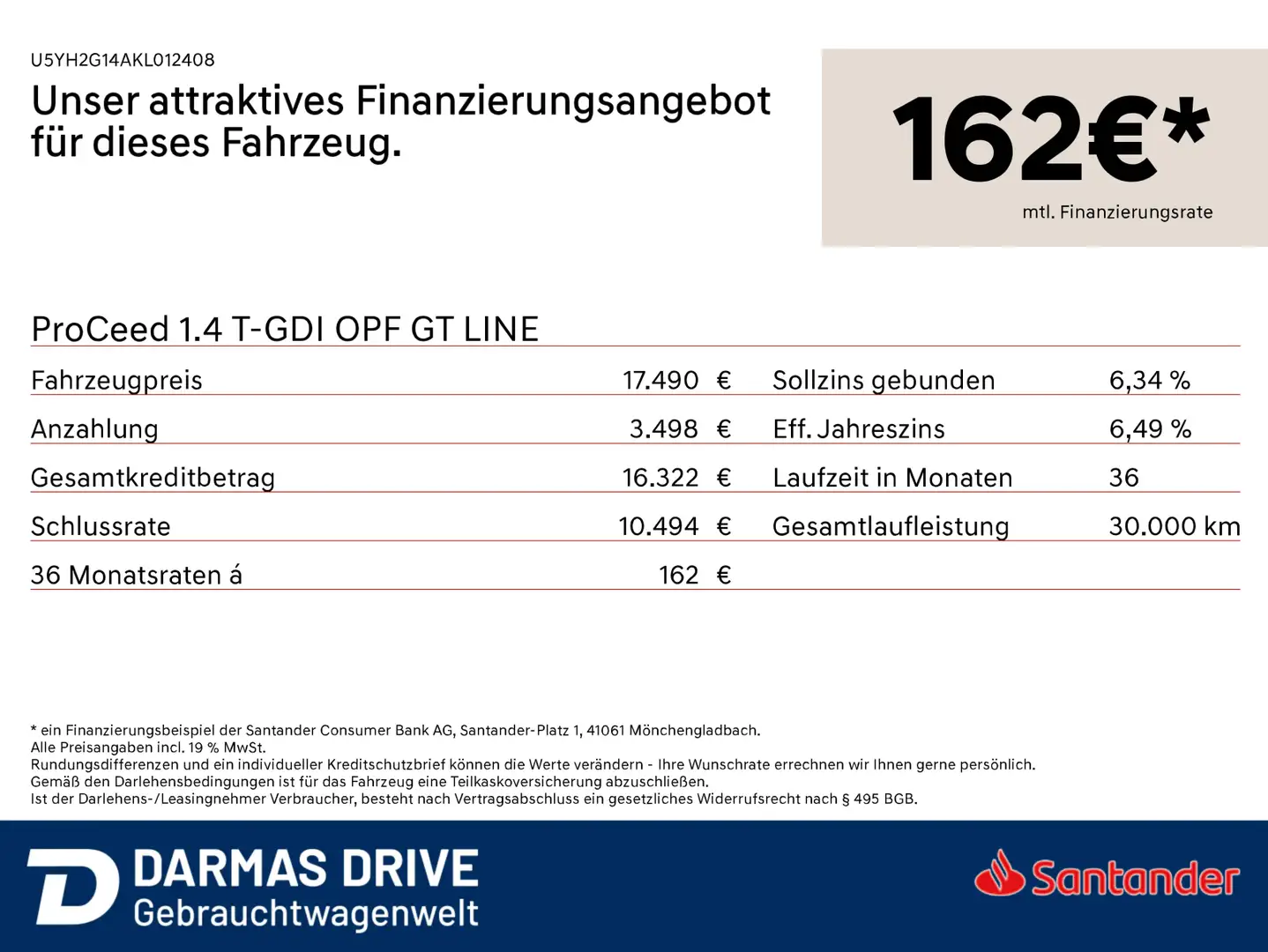 Kia ProCeed / pro_cee'd ProCeed 1.4 T-GDI OPF GT LINE - 2