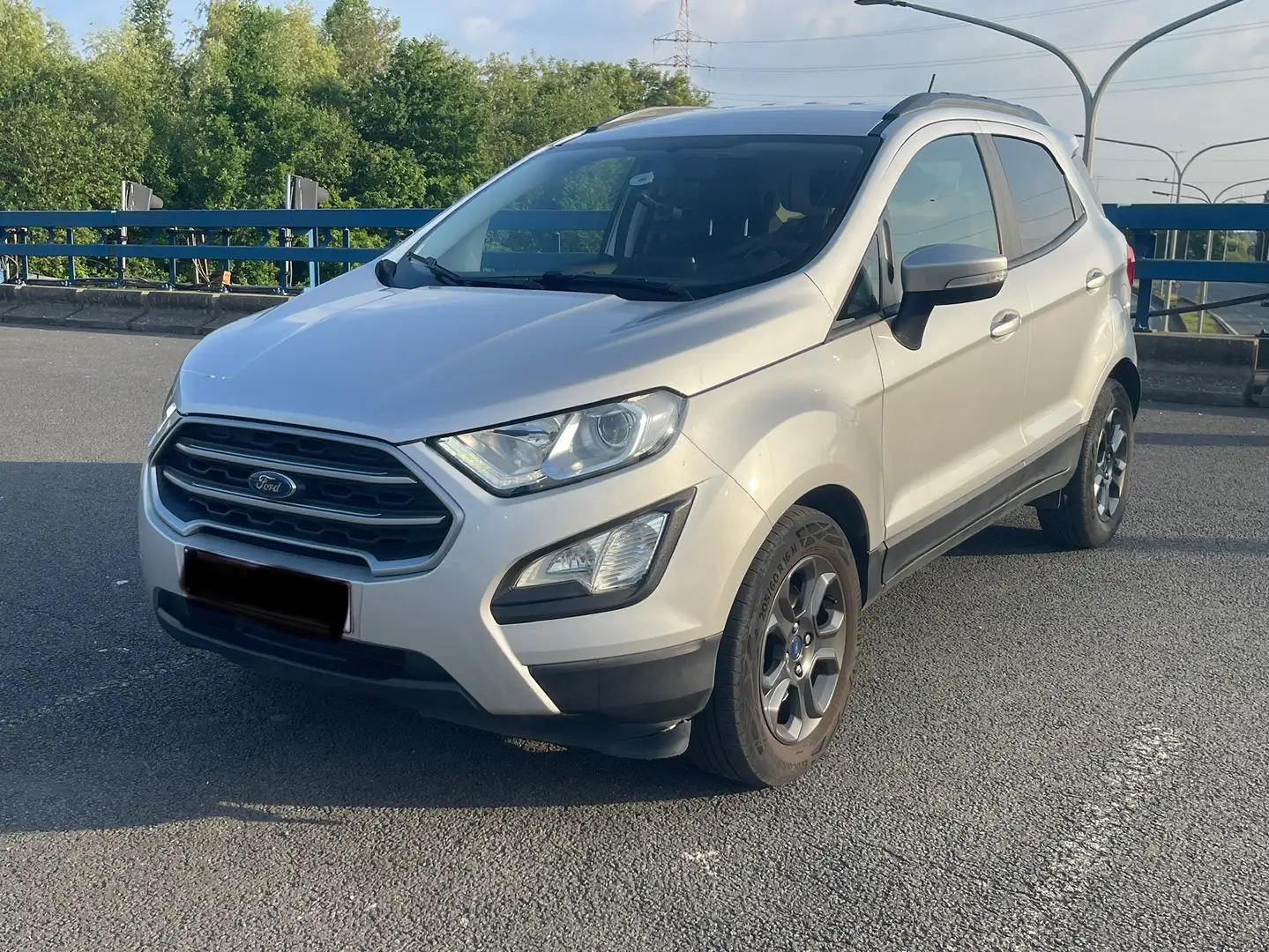 Ford EcoSport 1.0 EcoBoost FWD Titanium Plateado - 2