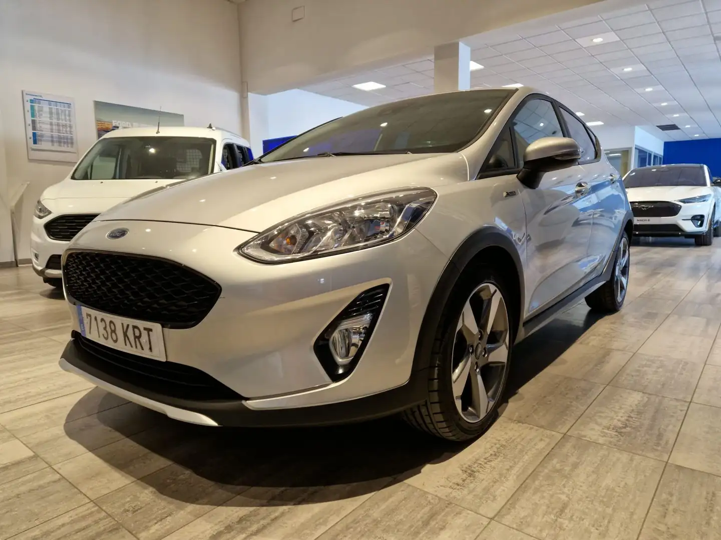 Ford Fiesta 1.0 EcoBoost S/S Active 100 Plateado - 1