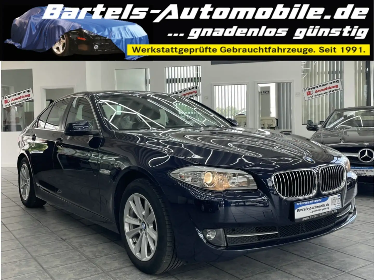 BMW 520 d, 1.Hand, Navi, Klimaautom., Sitzheiz., PDC Albastru - 1