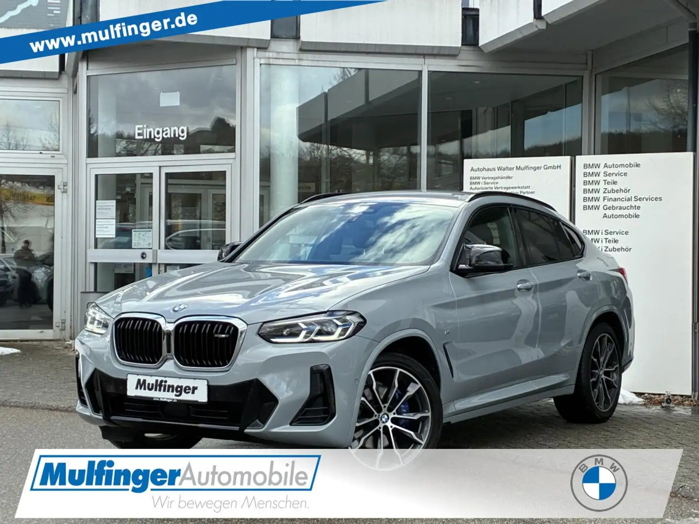BMW X4 M 40d HUD ACC Kamera Laser Komfz.Ha/Ka AHK 20" Grau - 1