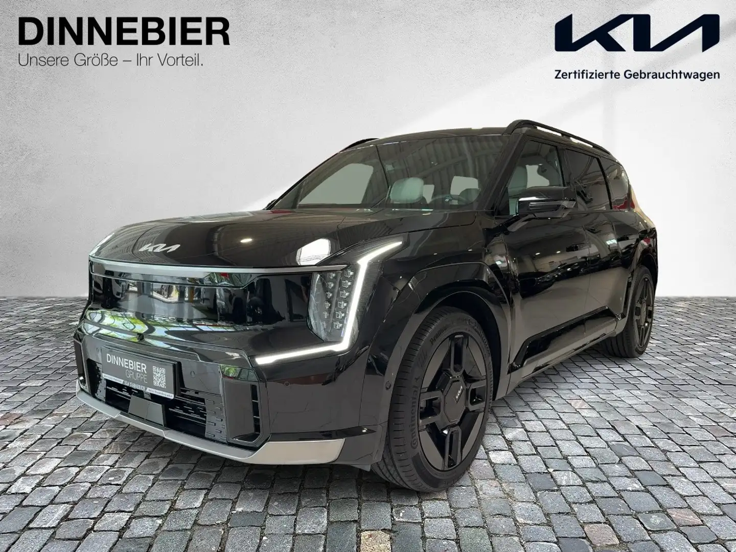 Kia EV9 GT-LINE AWD+Glasdach+360°Kamera+LED+Navi Negru - 2
