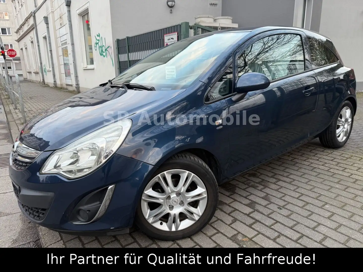 Opel Corsa D 1.4 Satellite 1.HAND*KLIMAANNLAGE*TÜV* Azul - 2