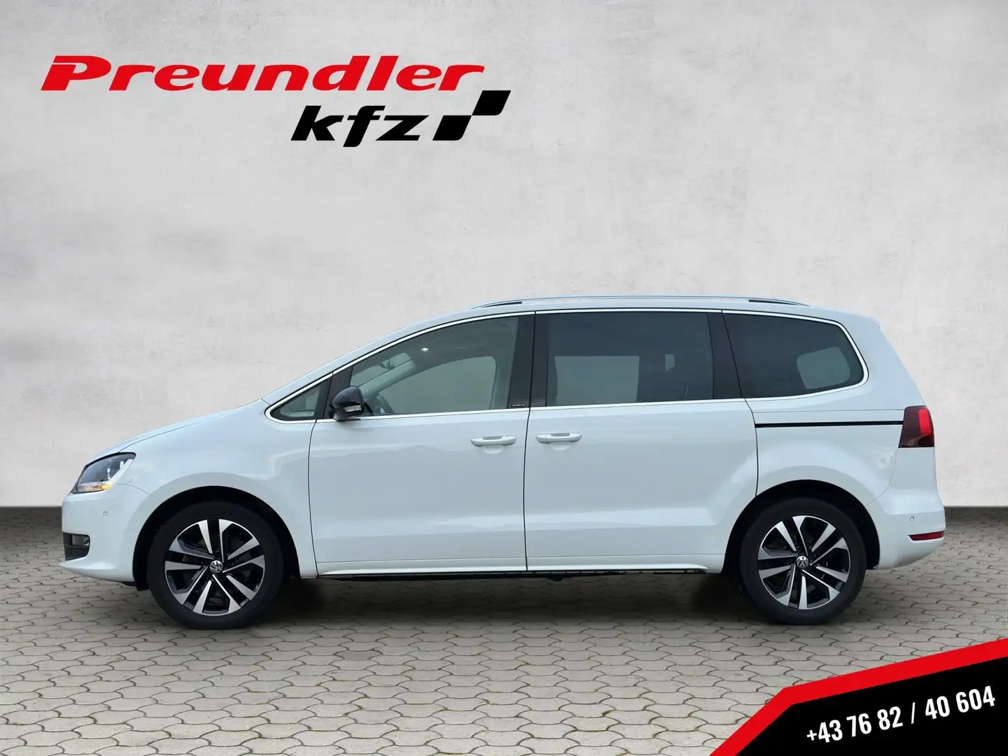 Volkswagen Sharan Comfortline SCR 2,0 TDI Weiß - 2