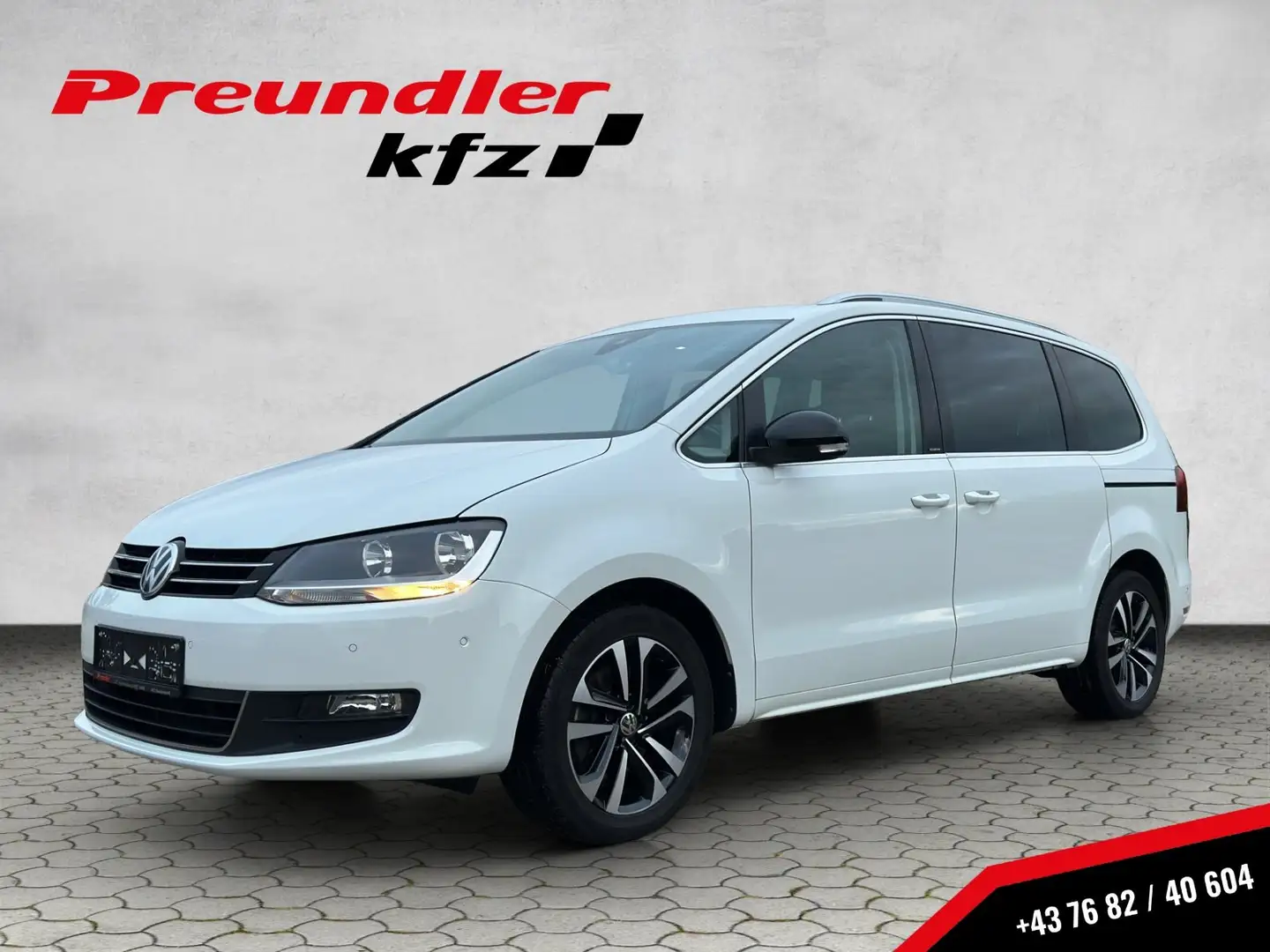 Volkswagen Sharan Comfortline SCR 2,0 TDI Weiß - 1