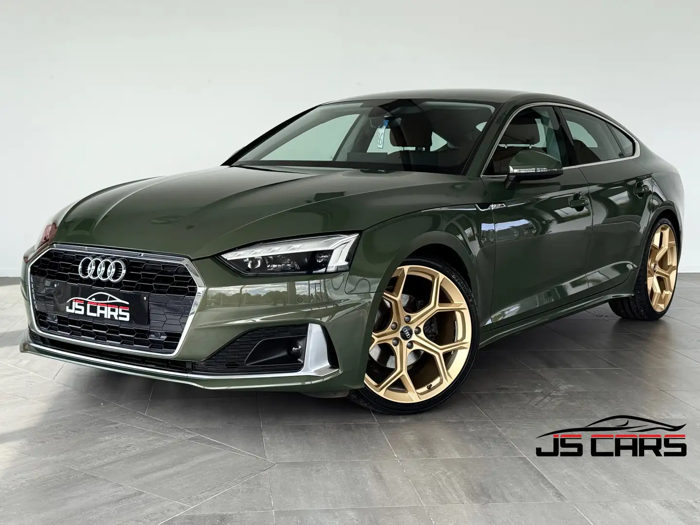 Audi A5 SPORTBACK 2.0TDi S-LINE-1ERPRO-COCKPIT-CUIR-CAMERA Vert - 1