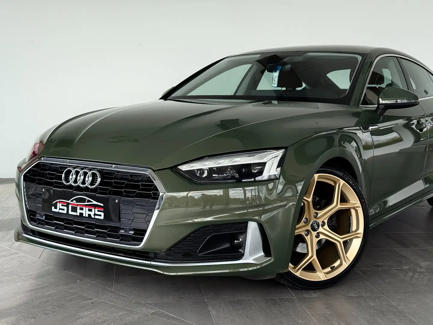 Audi A5 SPORTBACK 2.0TDi S-LINE-1ERPRO-COCKPIT-CUIR-CAMERA Vert - 2