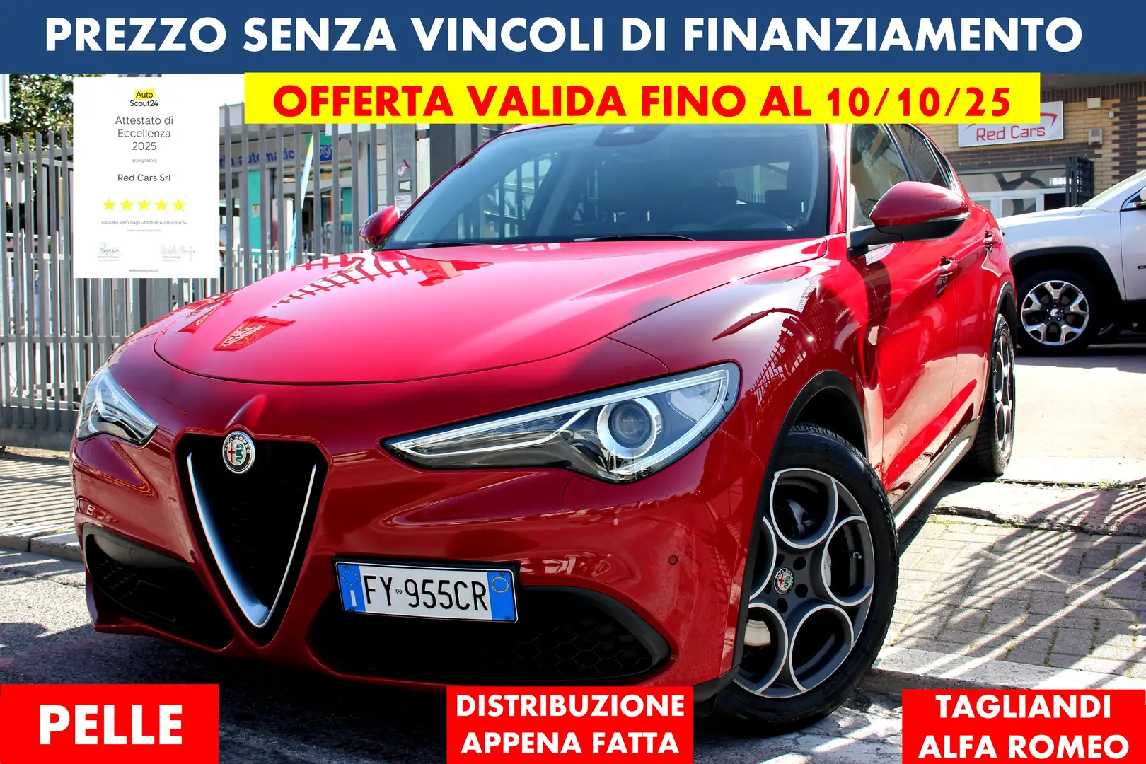 Alfa Romeo Stelvio SPORT-TECH 160CV*PREZZO VERO*CRONO TAGLIANDI - 1