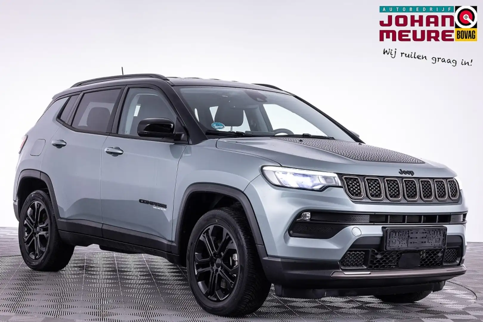 Jeep Compass 4 x e 240 Plug-in Hybrid Upland | Half LEDER | Cam Groen - 1