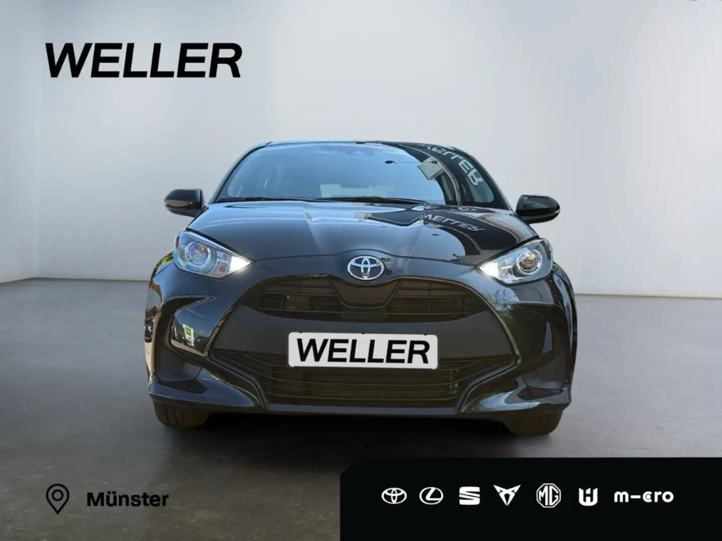 Toyota Yaris 1.0 Comfort *ACC*CAM*CarPlay*Spurhalteass* Schwarz - 2