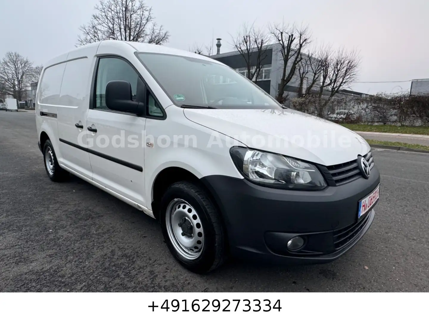 Volkswagen Caddy Kasten/Kombi Maxi Kasten 1 Hand/Klima/AHK Weiß - 1