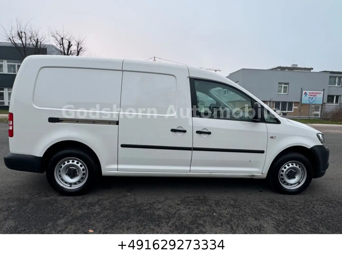 Volkswagen Caddy Kasten/Kombi Maxi Kasten 1 Hand/Klima/AHK Weiß - 2