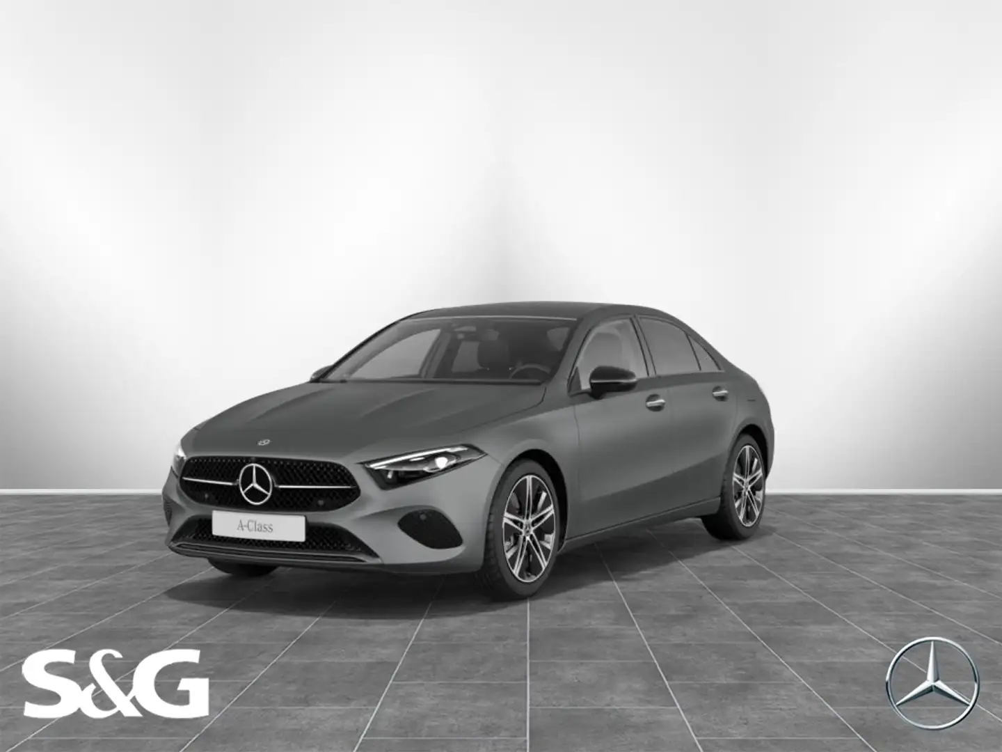 Mercedes-Benz A 220 4M Limousine DISTRONIC+360°+NIGHTPAKET+18" Grau - 1
