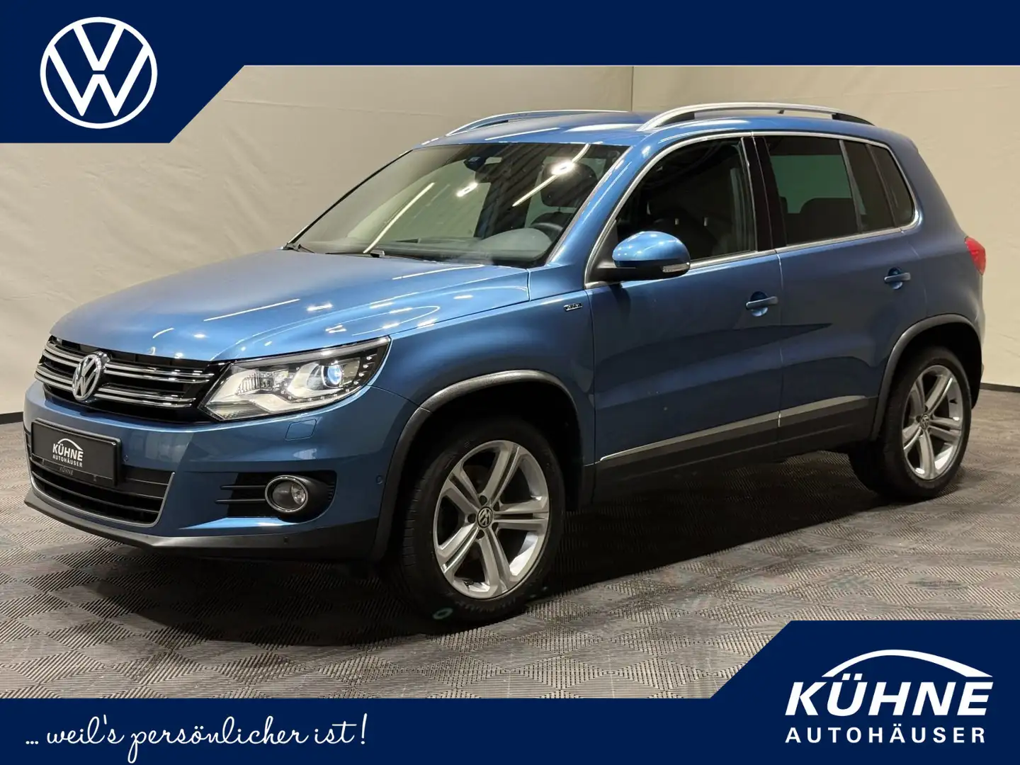 Volkswagen Tiguan LOUNGE Sport & Style 1.4 TSI | AHK XENON Blau - 1
