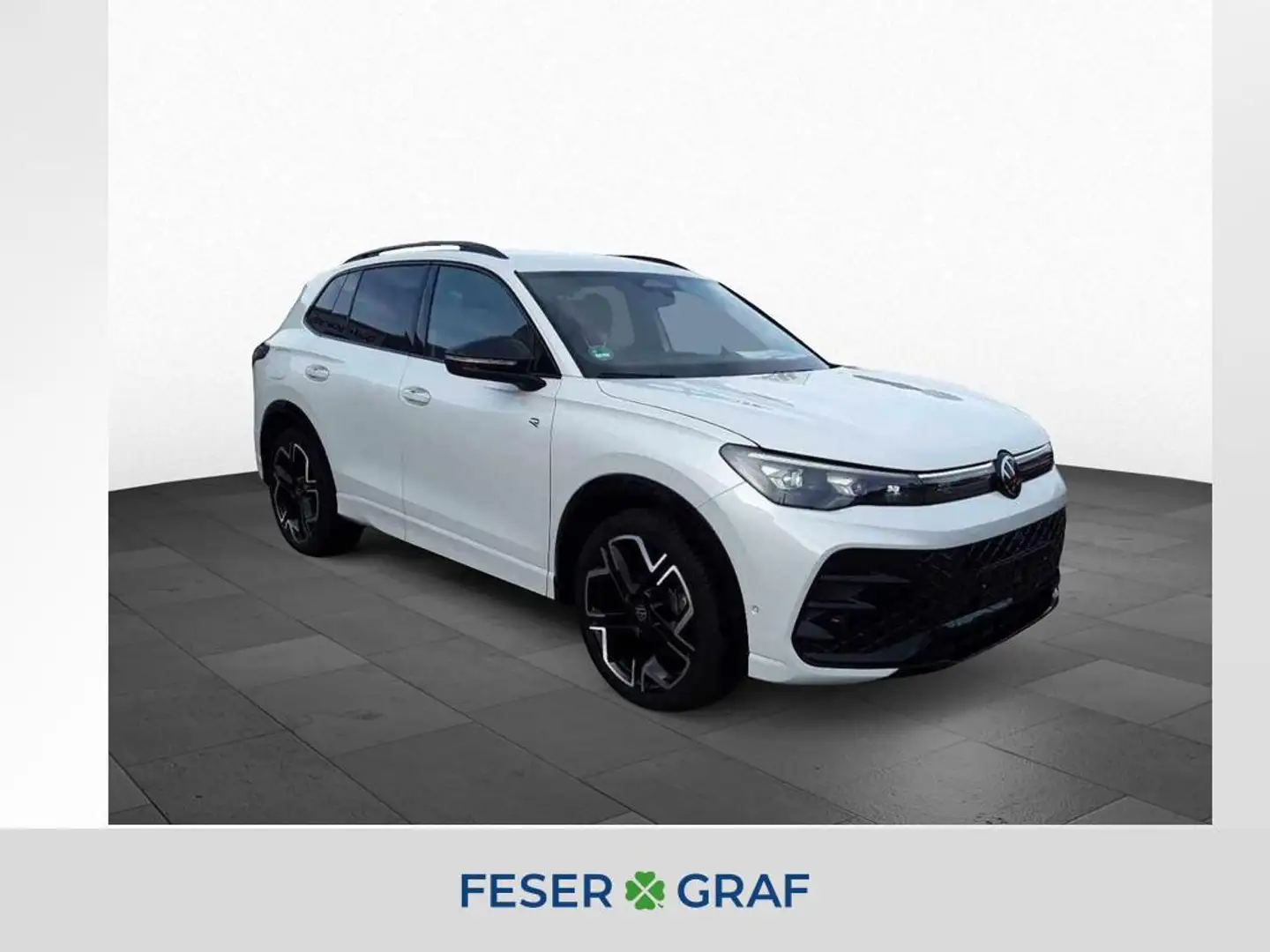 Volkswagen Tiguan 2.0 TDI DSG R-Line BLACK NAVI IQ.LIGHT Weiß - 1