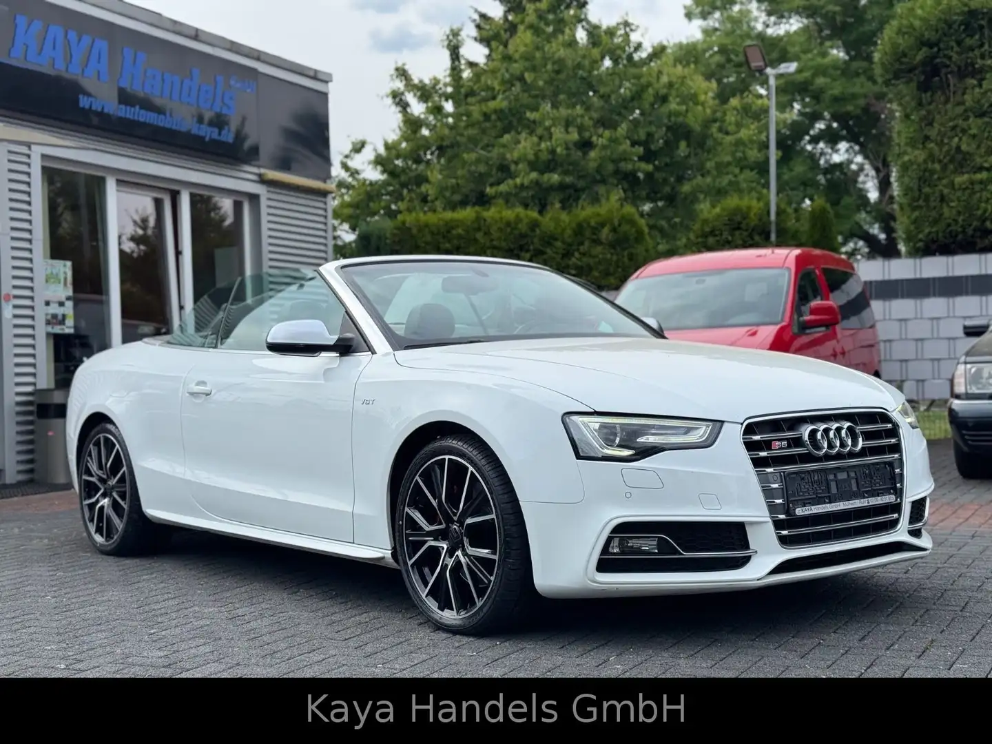 Audi S5 Cabriolet 3.0 TFSI quatt. Leder/Navi/B&O/2.Hd Blanc - 1
