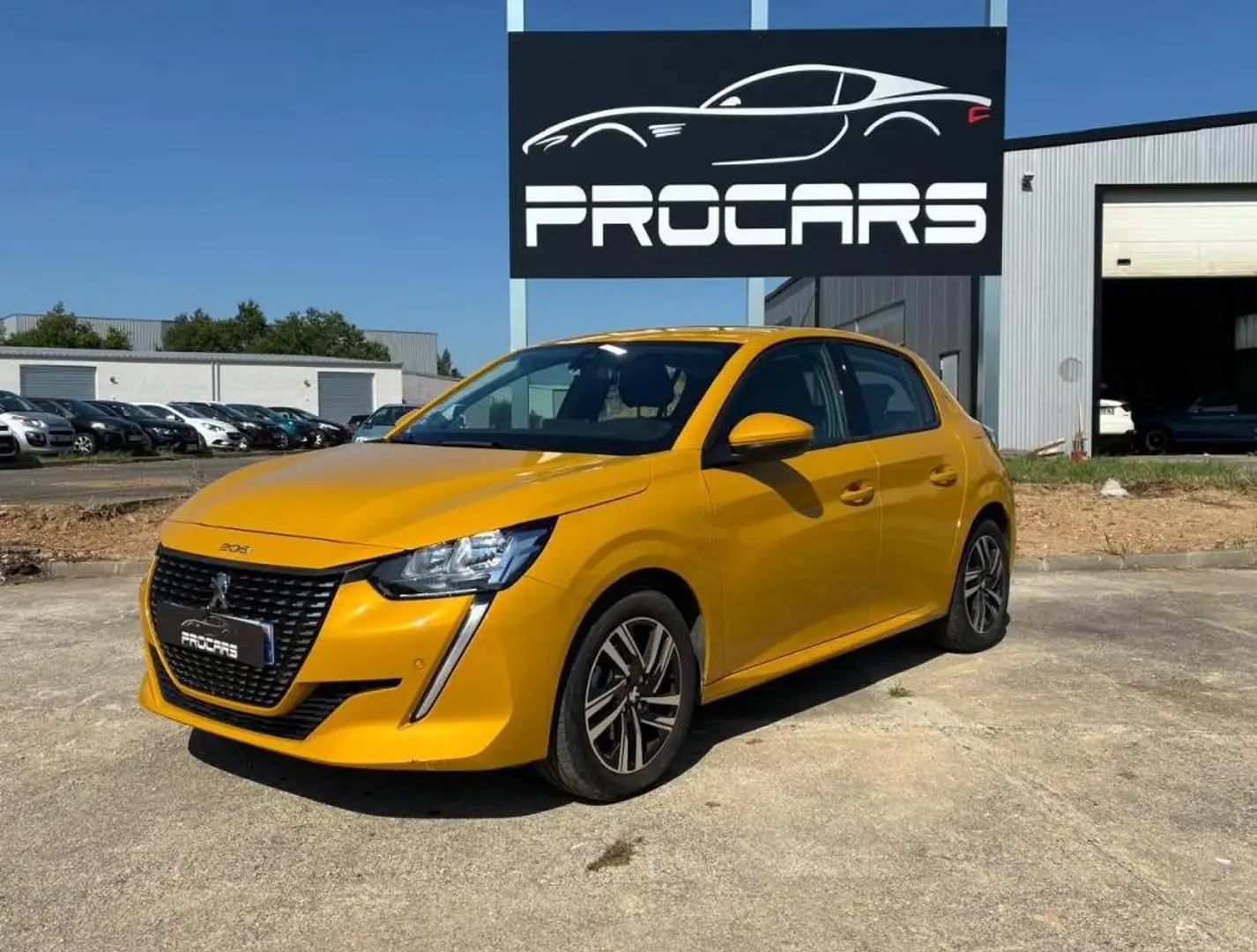 Peugeot 208 1.2i PureTech 12V S\u0026S - 100  II 2019 BERLINE  Jaune - 1