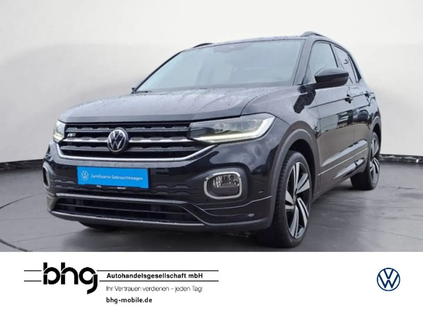 Volkswagen T-Cross 1.0 TSI DSG Navi LED Digital ACC DAB+ Zwart - 1