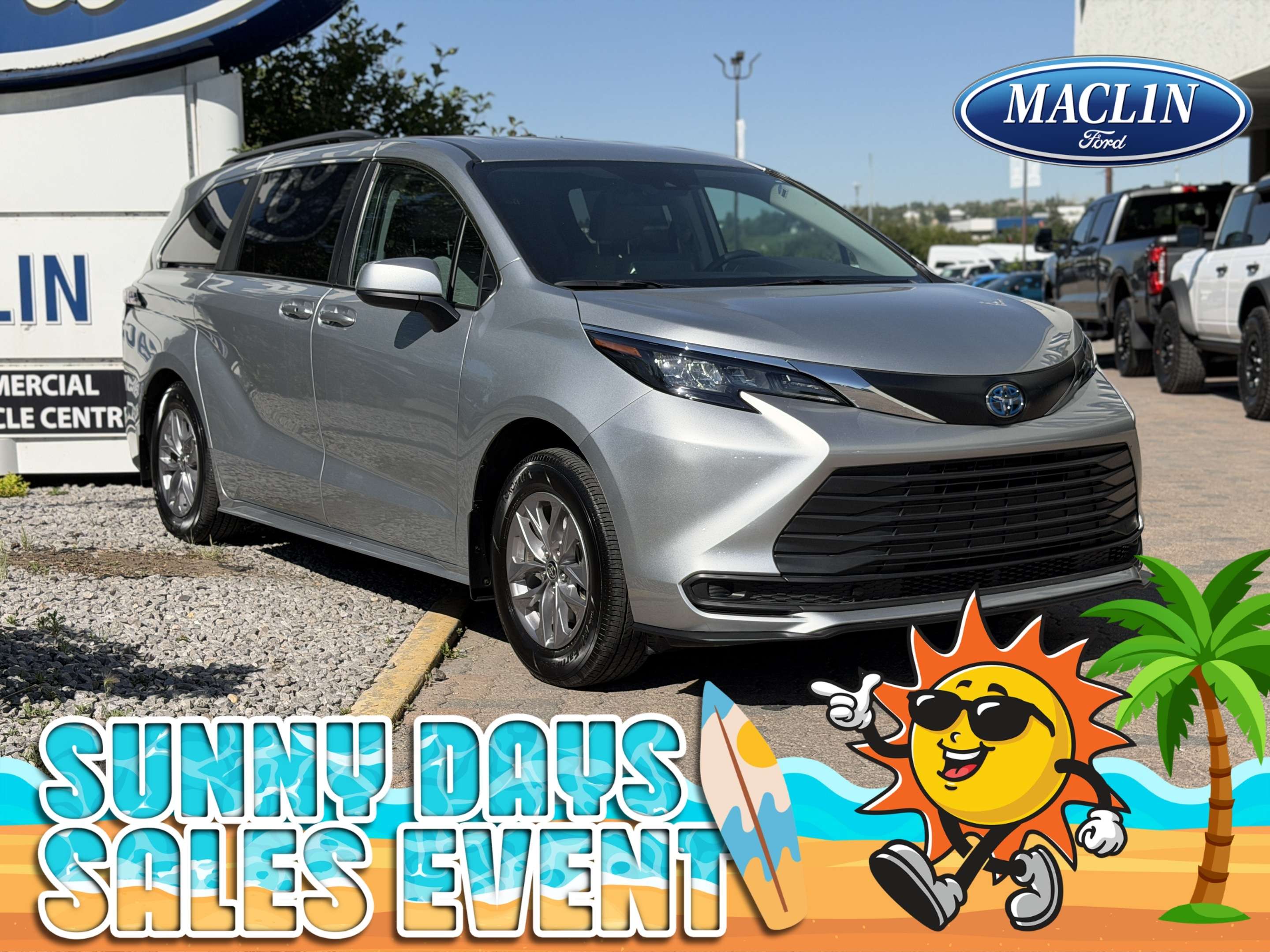 Silver 2024 Toyota Sienna Minivan All-Wheel Drive Automatic