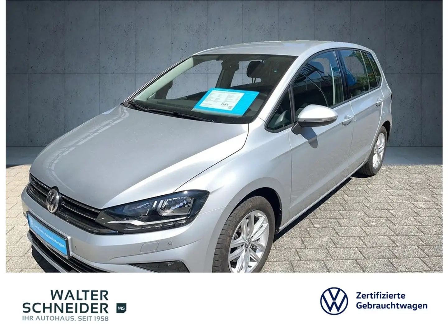 Volkswagen Golf Sportsvan 2.0 TDI DSG Comfortline Navi ACC Argento - 1