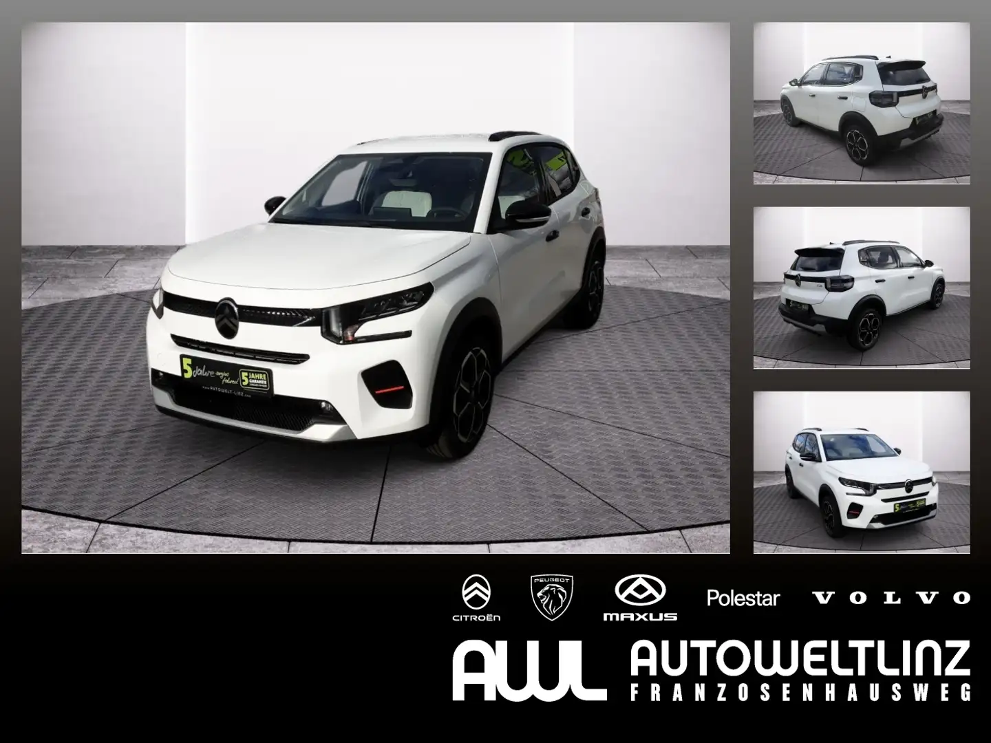 Citroen C3 Turbo 100PS MAX Winterpaket Weiß - 1