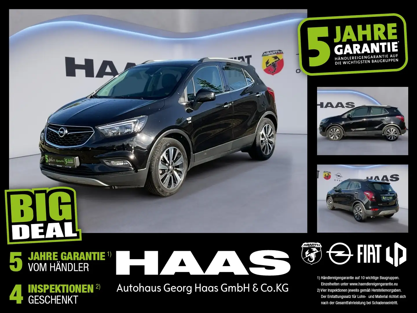 Opel Mokka X 1.6 D 120 Jahre Sitzheiz. Kamera, Carplay Negro - 1