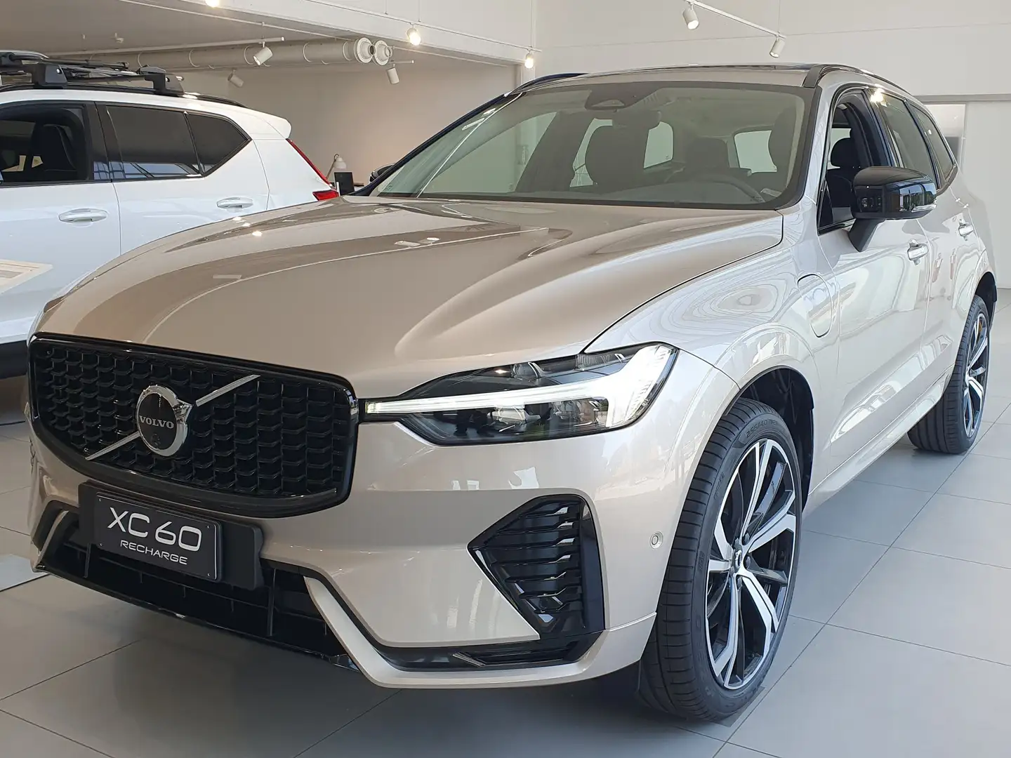 Volvo XC60 2.0 t6 recharge phev obc 6,4kW Plus Dark awd auto Grigio - 1