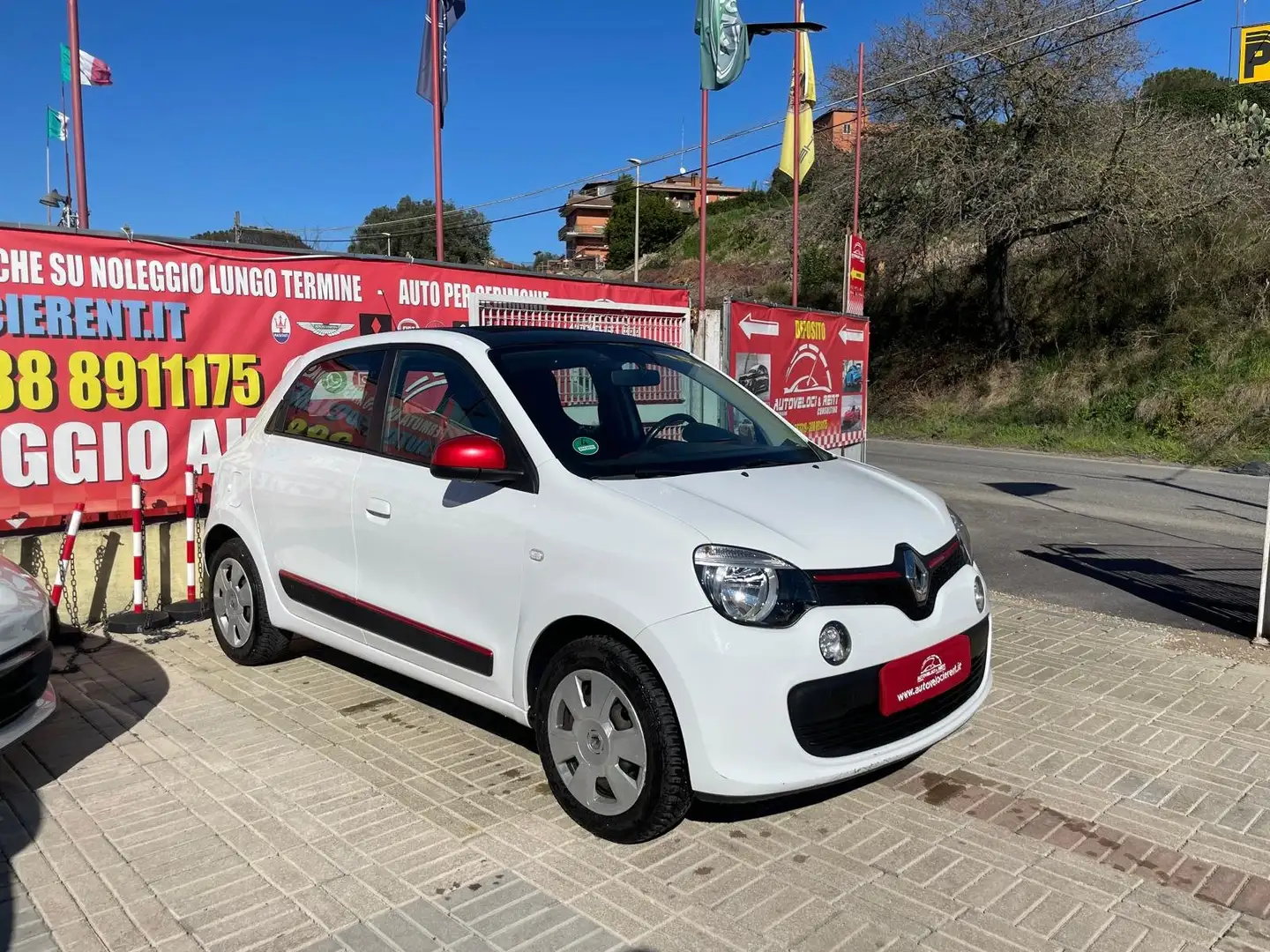 Renault Twingo Twingo 1.0 CABRIO 70cv VISIBILE IN SEDE PRONTA Weiß - 2