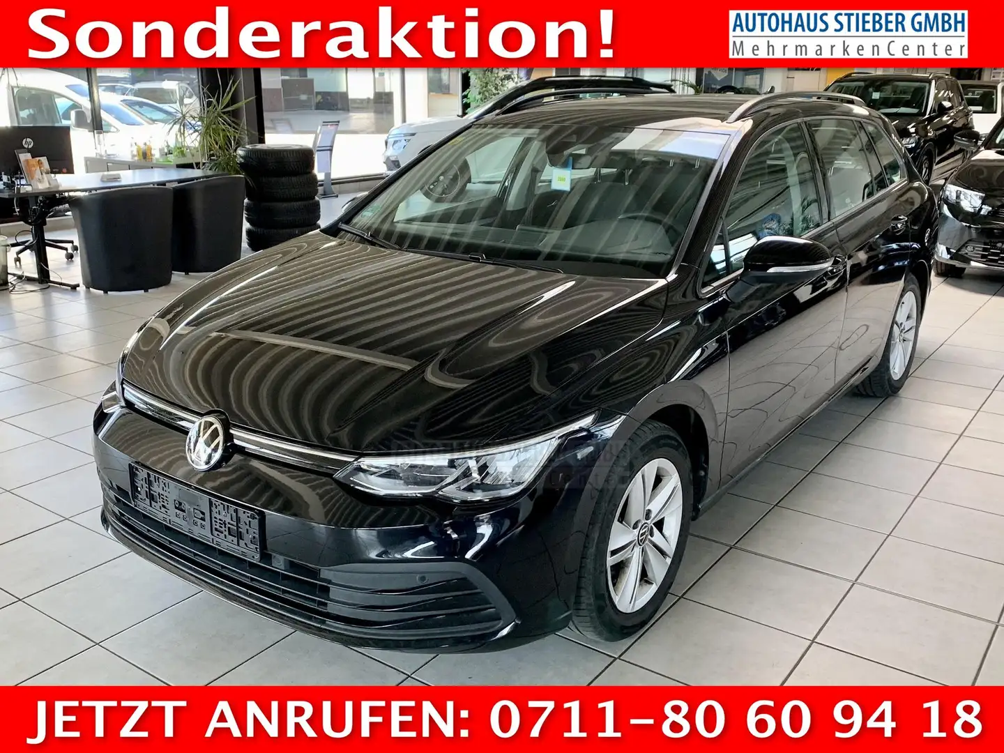 Volkswagen Golf VIII Variant Life SHZ+LHZ+NAVI+EPH 1.5 TSI Schwarz - 1