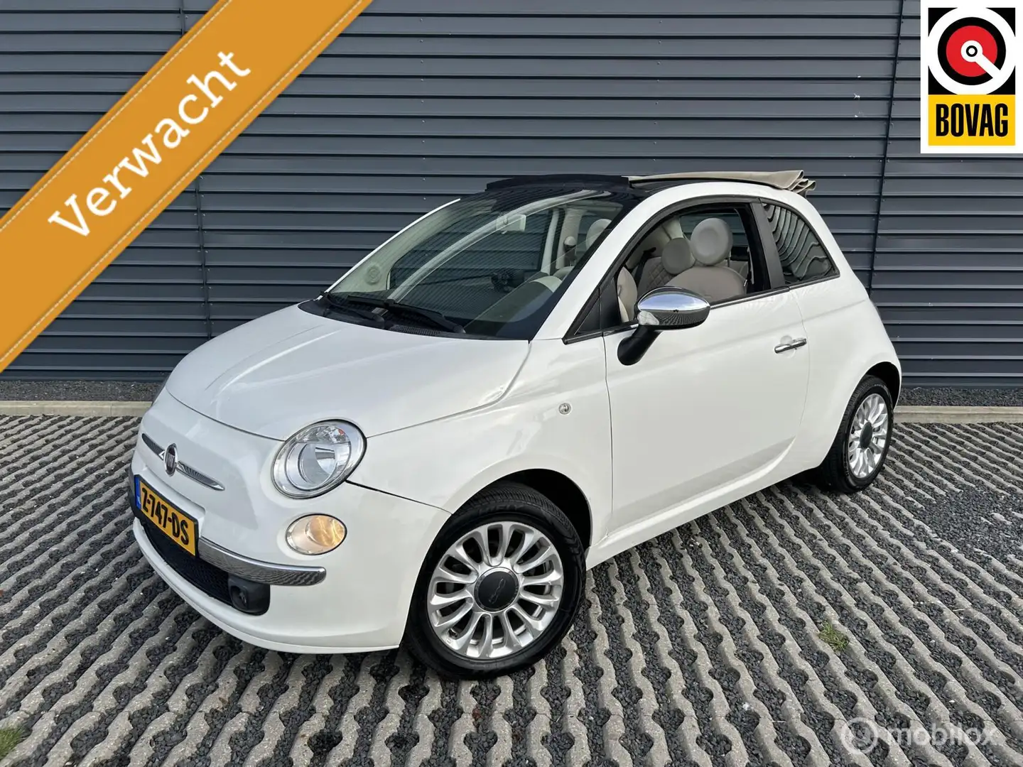 Fiat 500 1.2 Lounge | Schuifdak | Airco | Parkeersensoren Blanc - 1