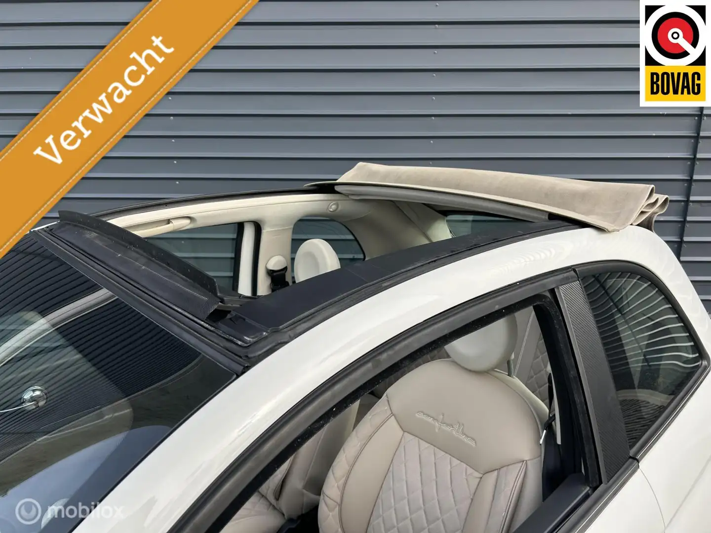 Fiat 500 1.2 Lounge | Schuifdak | Airco | Parkeersensoren Blanc - 2