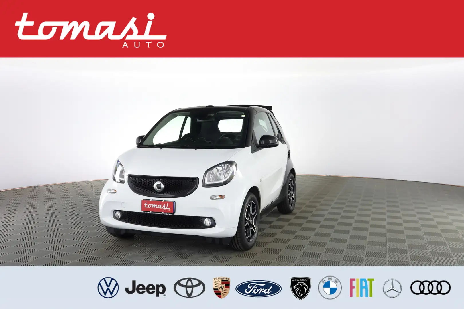 smart forTwo fortwo BRABUS 0.9 Turbo twinamic cabrio Bianco - 1