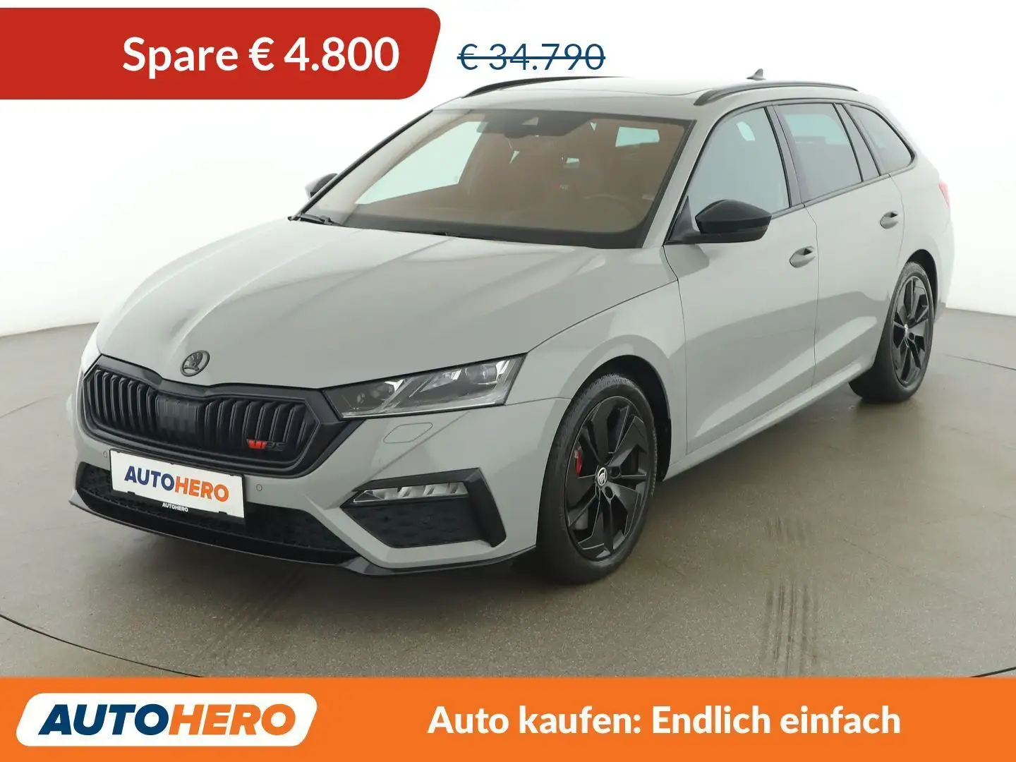 Skoda Octavia 2.0 TSI RS Aut. *LED*SPUR*TOT*PANO*CAM*MASSAGE* Grau - 1
