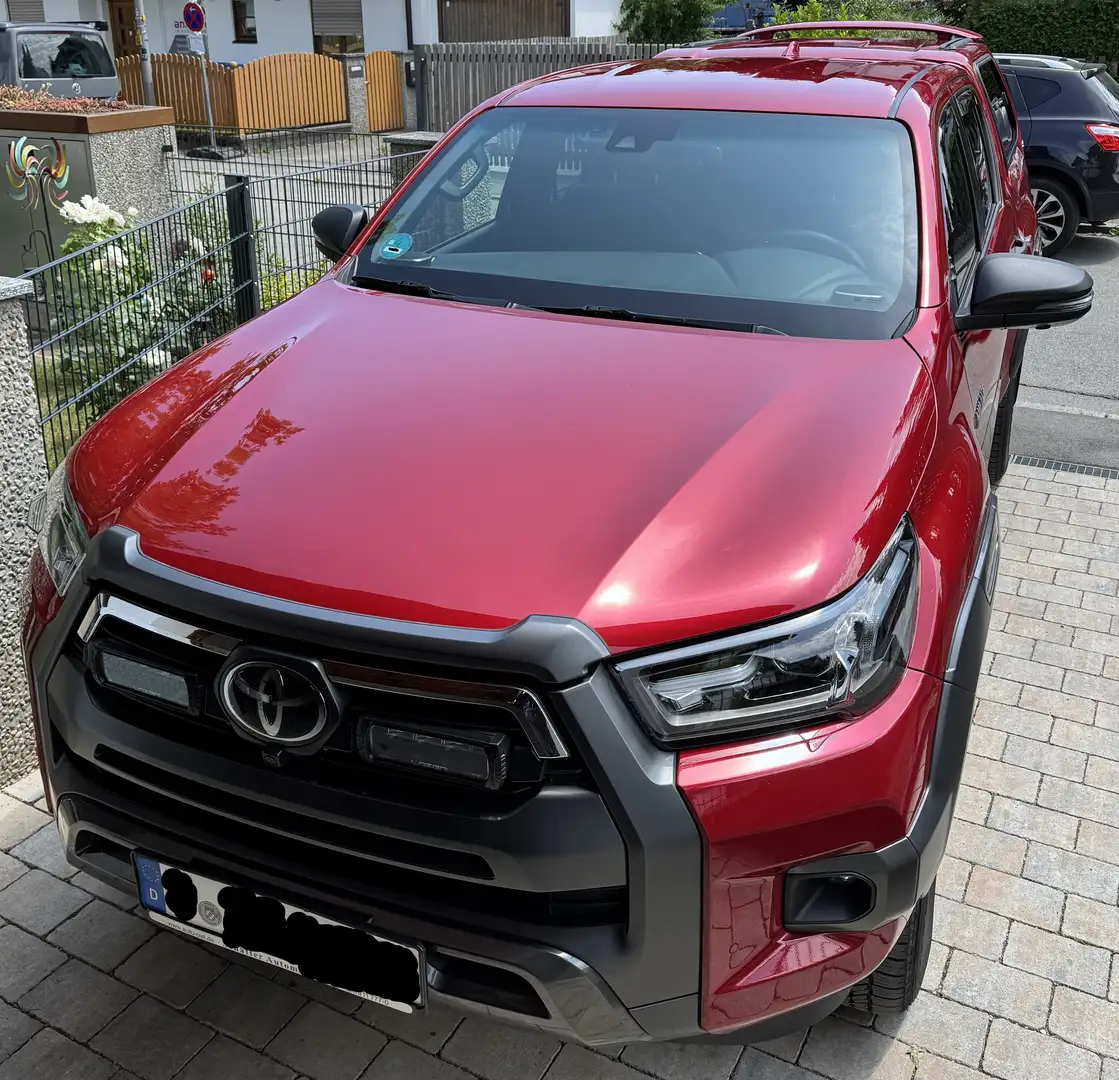 Toyota Hilux 2,8D 4x4 DoCab Atm. Hardtop Versiegel. NP: 64.249 Rot - 2