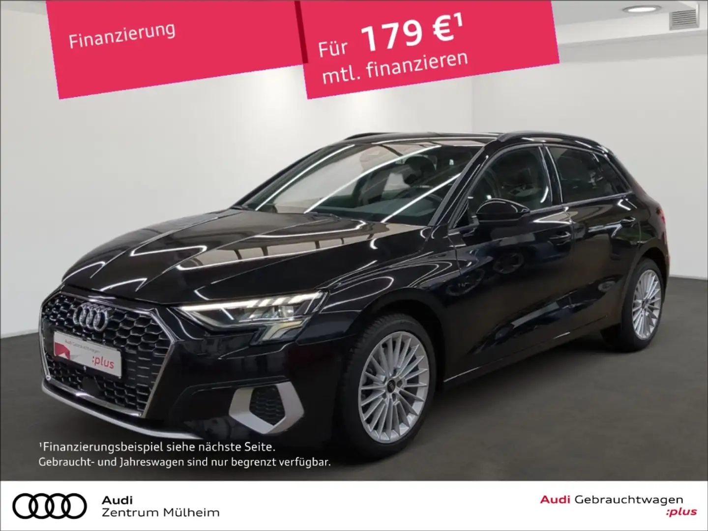Audi A3 Sportback 30 TFSI Navi LED virtual APS Plus Schwarz - 1