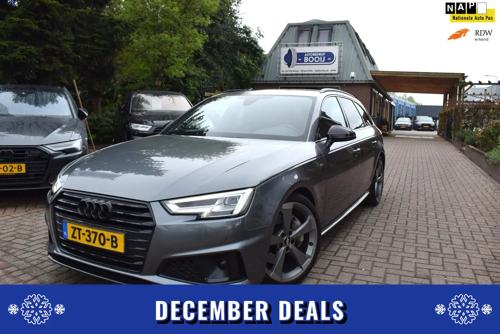 Audi A4 Avant 45 TFSI Sport S line black edition 245 PK/ A Grau - 1